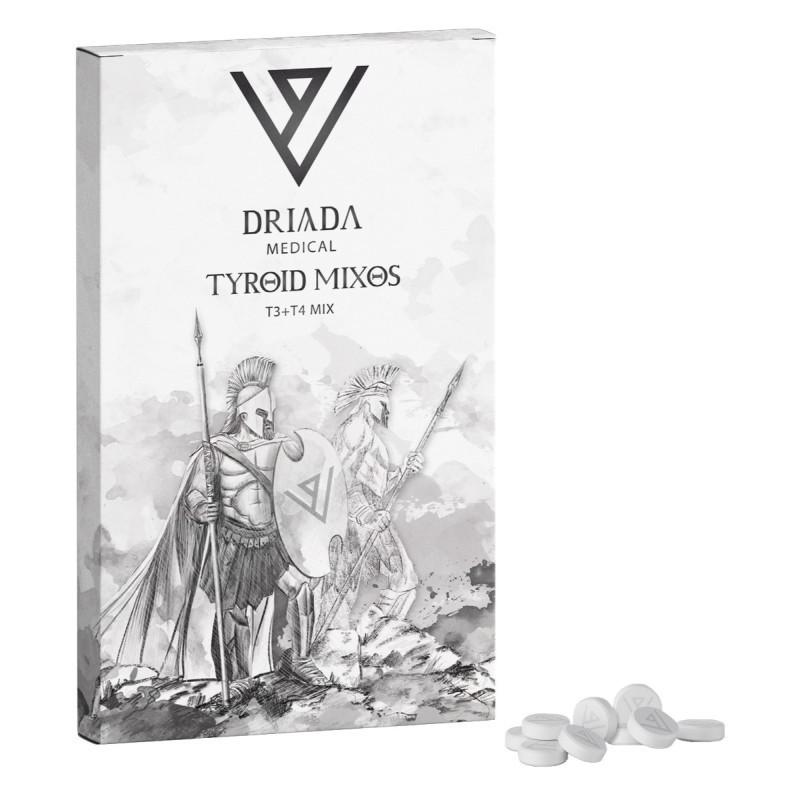 Tyroid Mixos 10mcg e 62.5mcg (T3/T4) – Driada Medical | DriadaShop