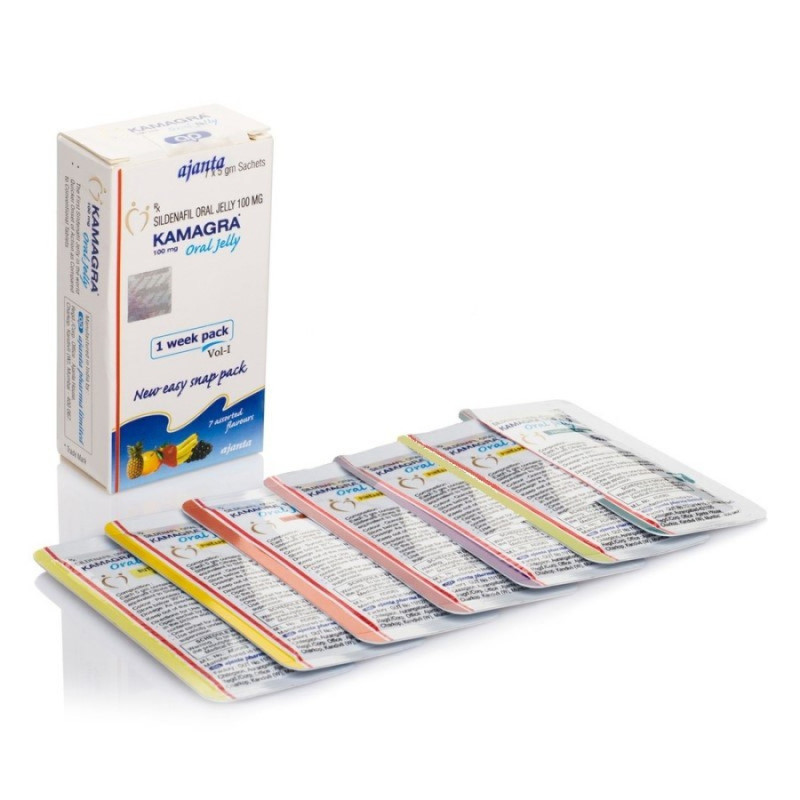 Kamagra Oral Jelly 100mg – 7 Gusti | Driada Medical | DriadaShop