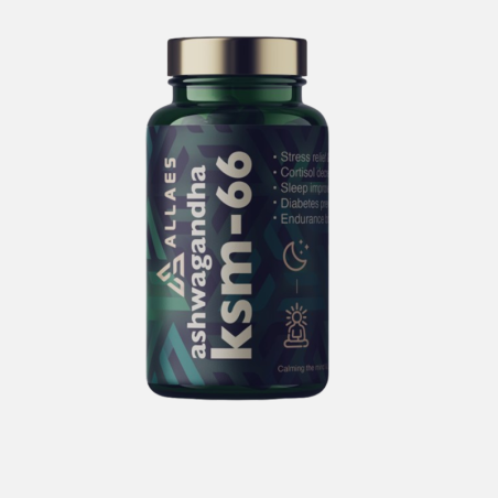 Compra ALLAES Ashwagandha KSM-66 600mg – Adattogeno Potente | DriadaShop